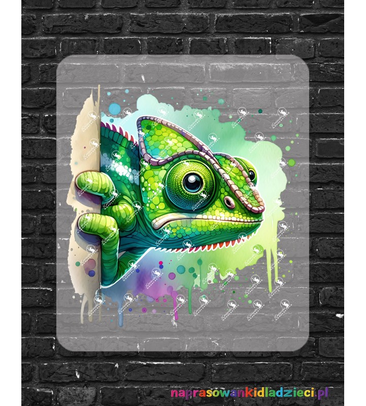 Śmieszne  Zwierzaki Kameleon