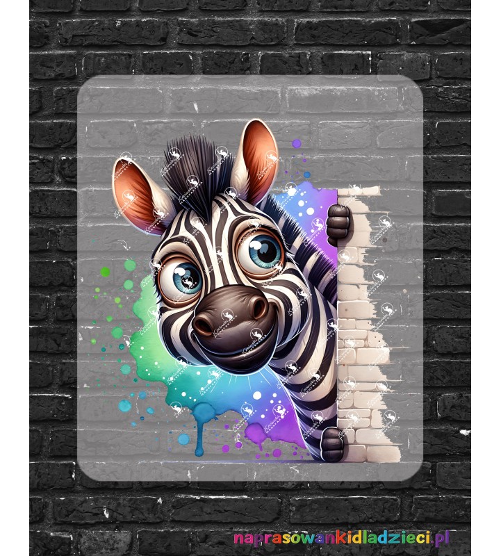 Śmieszne  Zwierzaki Zebra